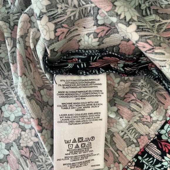 Brooks Brothers Girls Dress Size 10 Flower Print - Picture 4 of 5